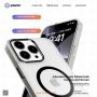 Transparent stand phone case